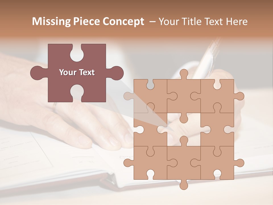 Holding Certificate Wedding PowerPoint Template