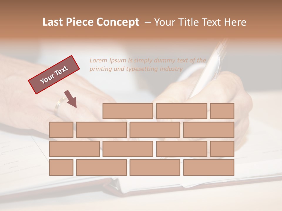 Holding Certificate Wedding PowerPoint Template