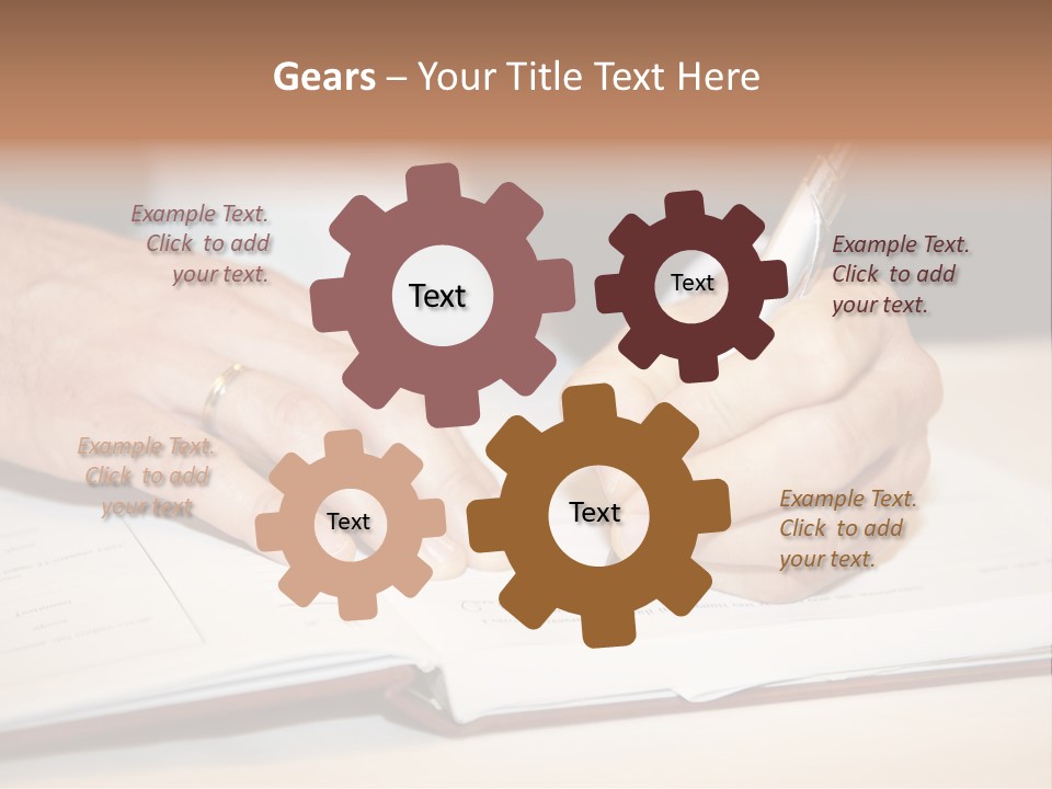 Holding Certificate Wedding PowerPoint Template