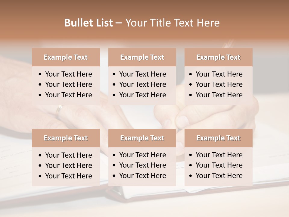 Holding Certificate Wedding PowerPoint Template