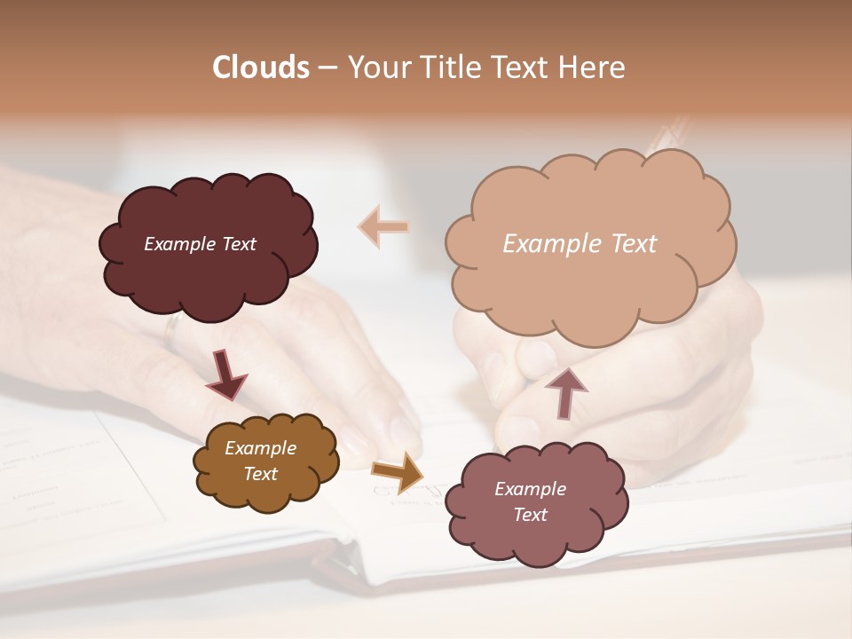 Holding Certificate Wedding PowerPoint Template