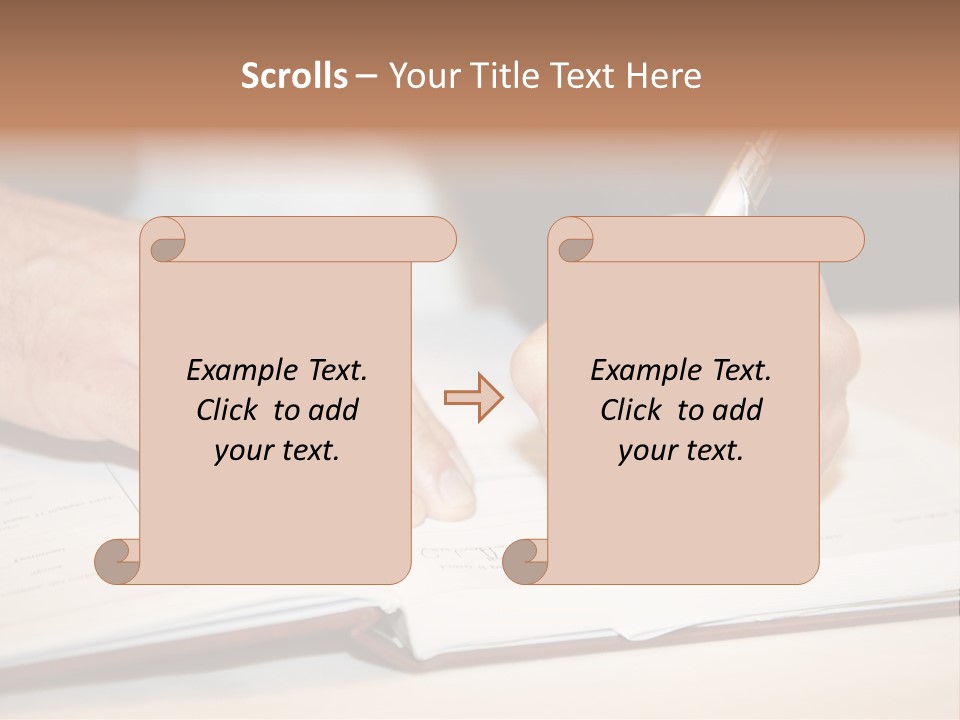 Holding Certificate Wedding PowerPoint Template