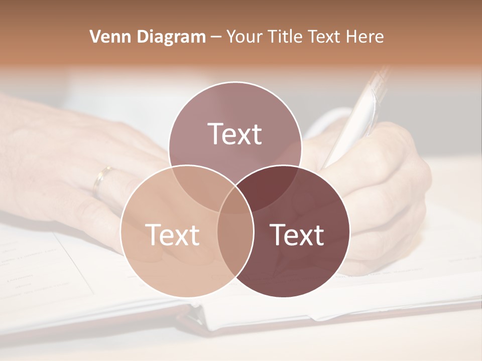 Holding Certificate Wedding PowerPoint Template