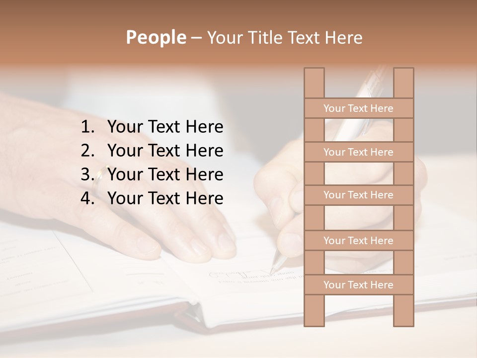 Holding Certificate Wedding PowerPoint Template