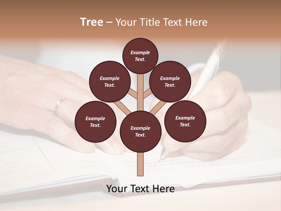 Holding Certificate Wedding PowerPoint Template