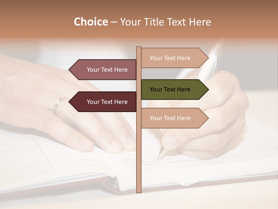 Holding Certificate Wedding PowerPoint Template