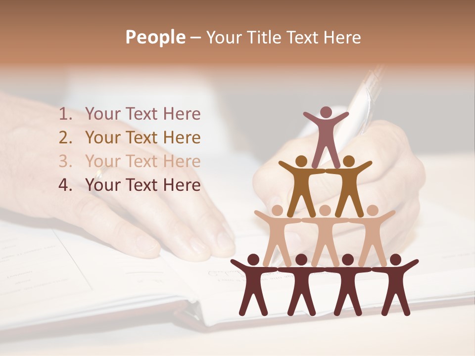 Holding Certificate Wedding PowerPoint Template