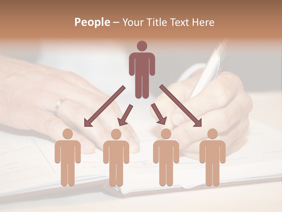 Holding Certificate Wedding PowerPoint Template