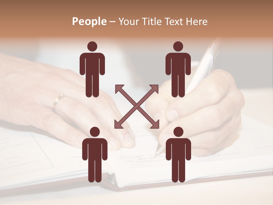 Holding Certificate Wedding PowerPoint Template