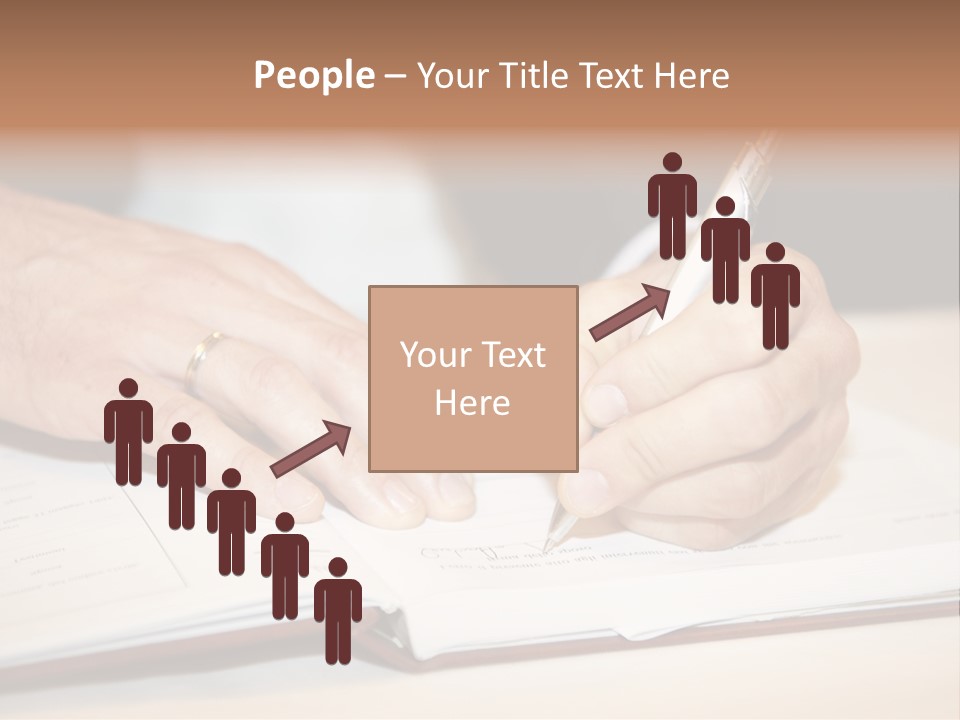 Holding Certificate Wedding PowerPoint Template