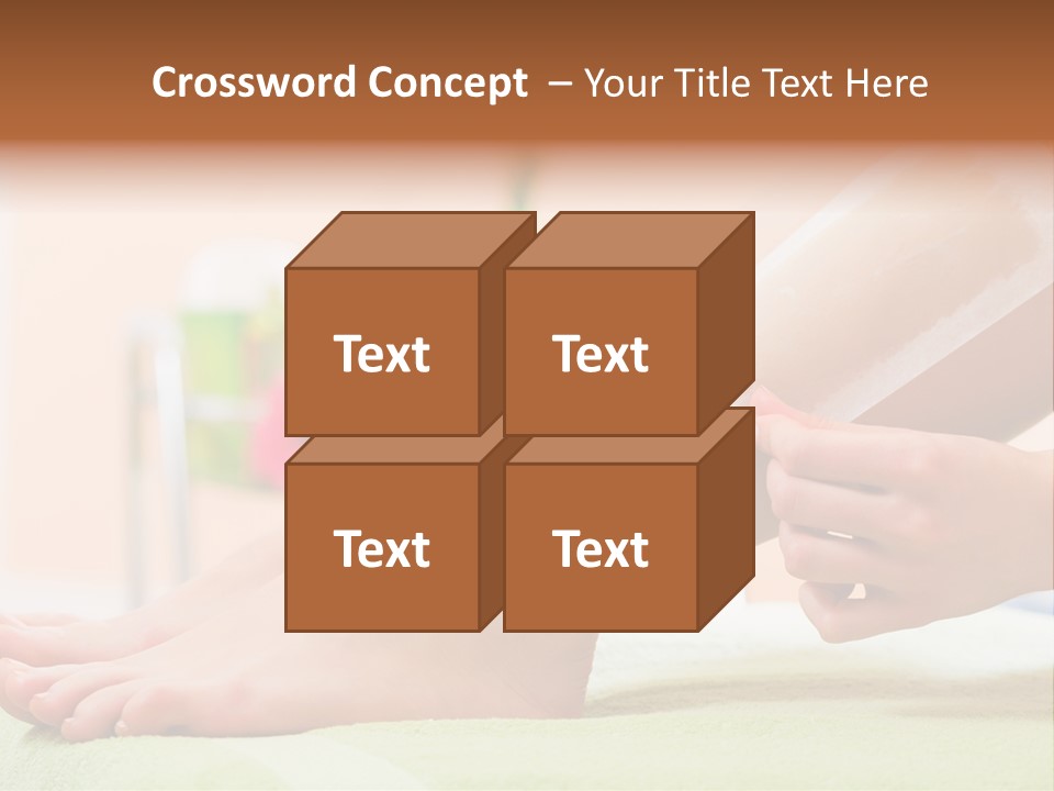 Cosmetics Studio Leg PowerPoint Template