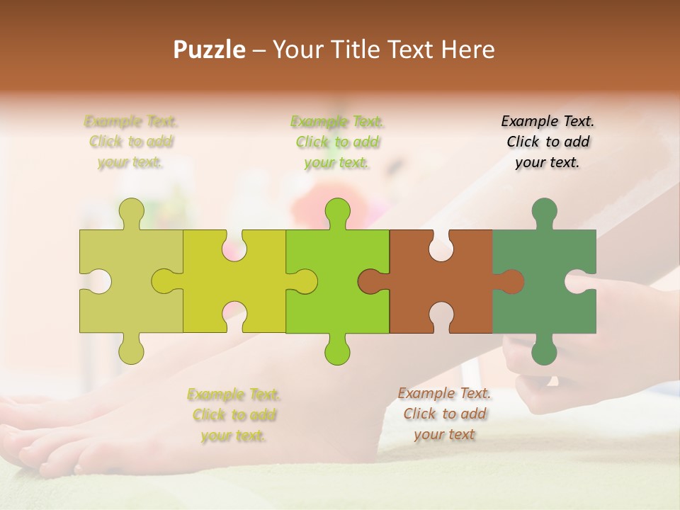 Cosmetics Studio Leg PowerPoint Template