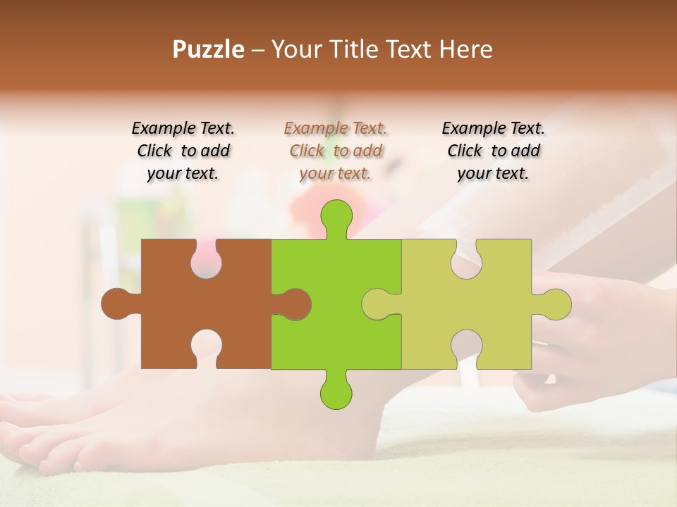 Cosmetics Studio Leg PowerPoint Template