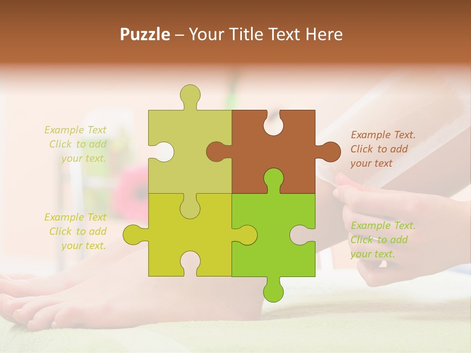 Cosmetics Studio Leg PowerPoint Template