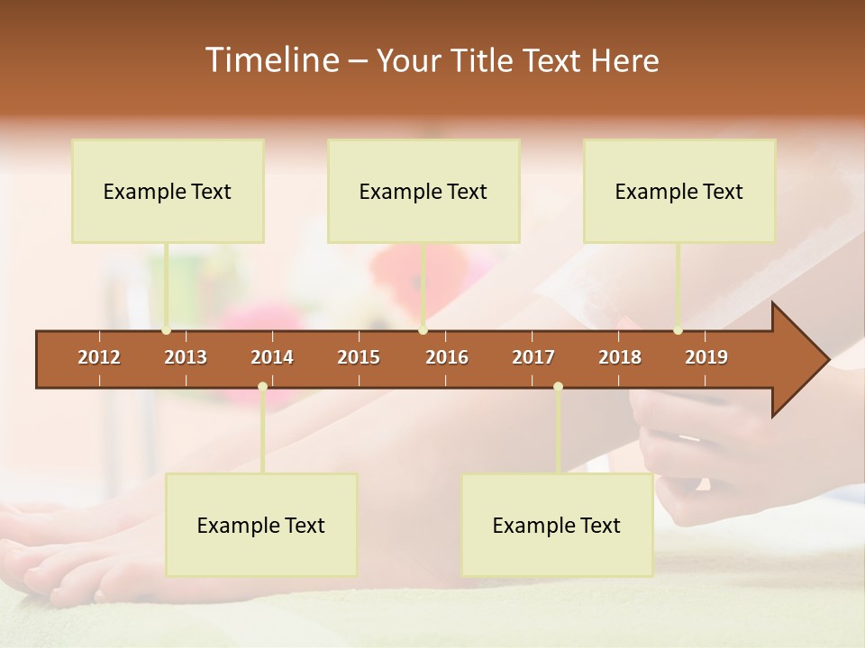 Cosmetics Studio Leg PowerPoint Template