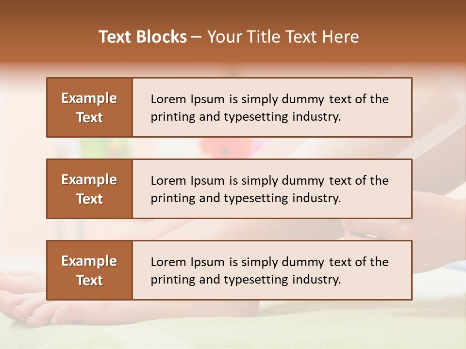 Cosmetics Studio Leg PowerPoint Template