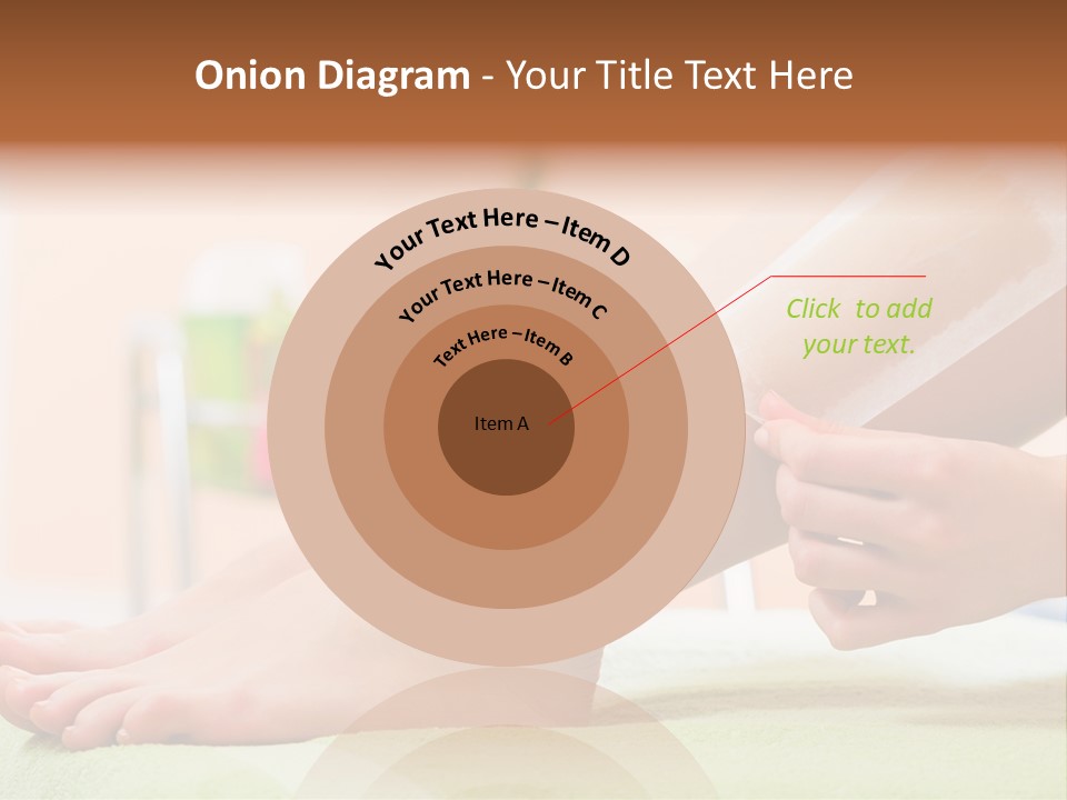 Cosmetics Studio Leg PowerPoint Template
