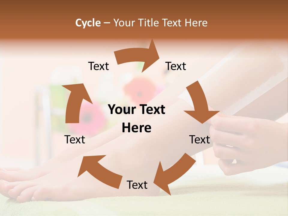 Cosmetics Studio Leg PowerPoint Template