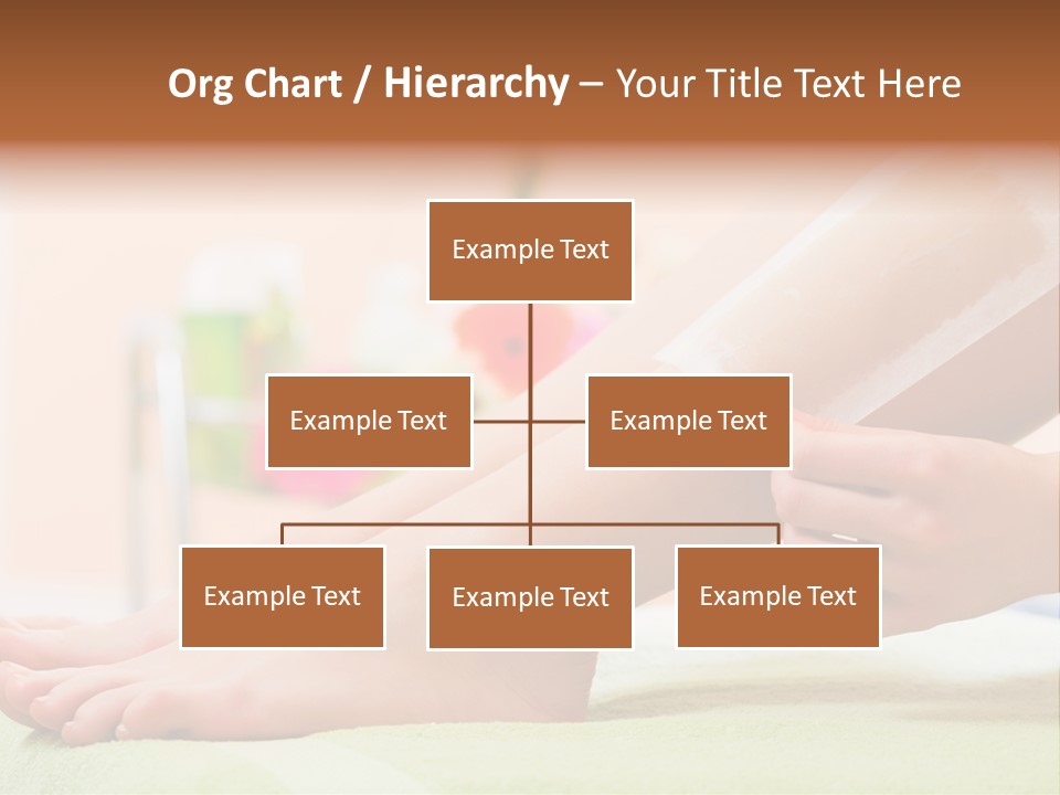 Cosmetics Studio Leg PowerPoint Template