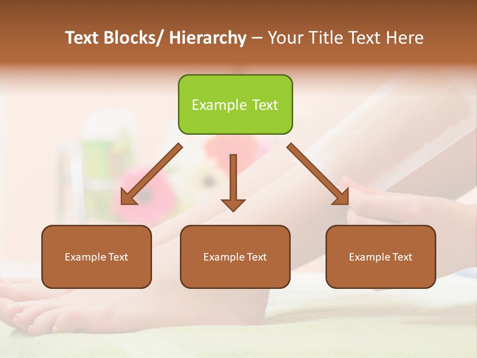 Cosmetics Studio Leg PowerPoint Template