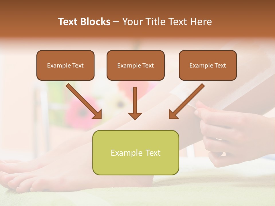 Cosmetics Studio Leg PowerPoint Template