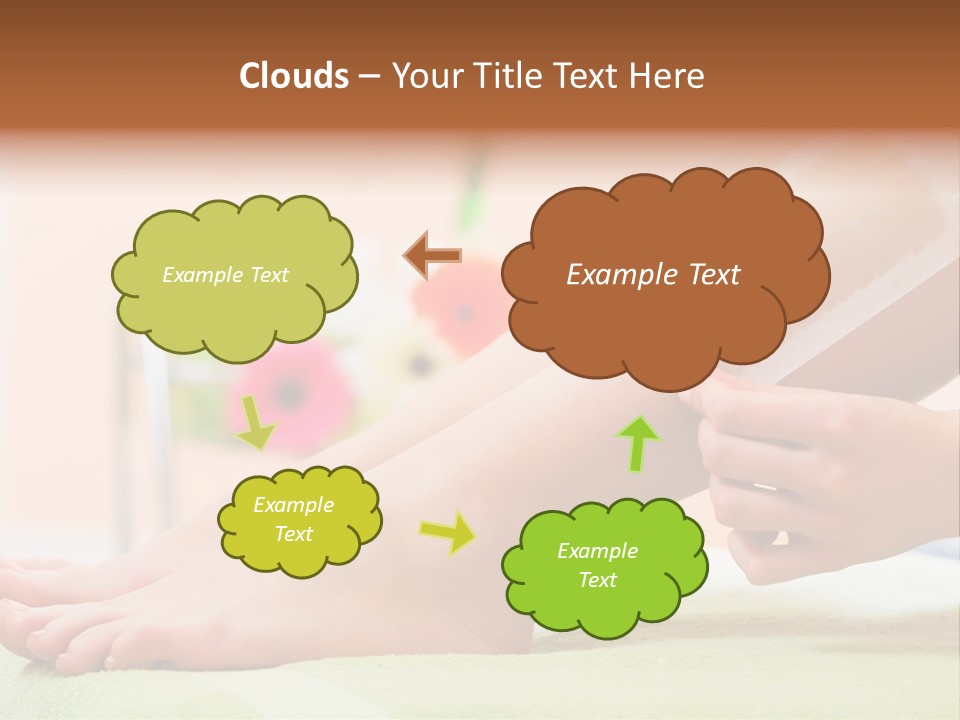 Cosmetics Studio Leg PowerPoint Template
