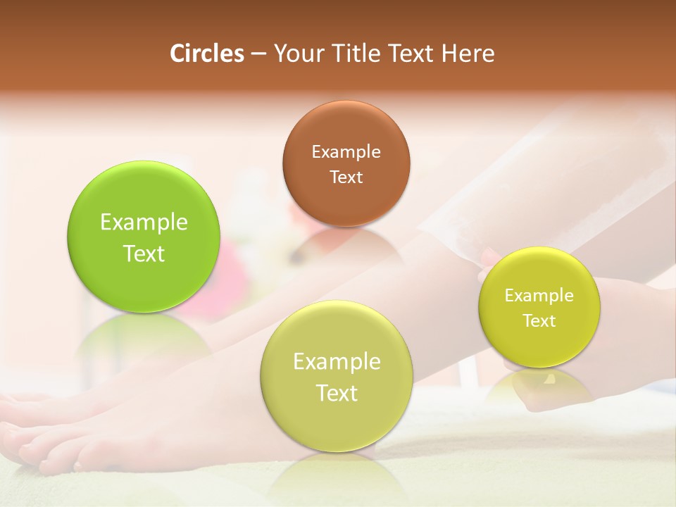 Cosmetics Studio Leg PowerPoint Template