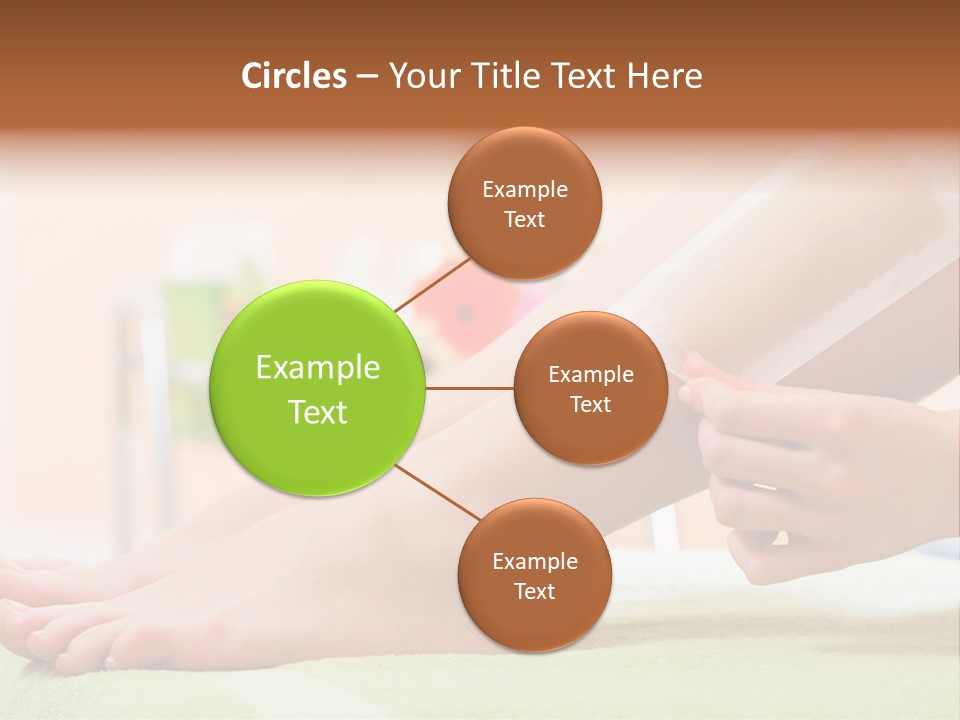 Cosmetics Studio Leg PowerPoint Template