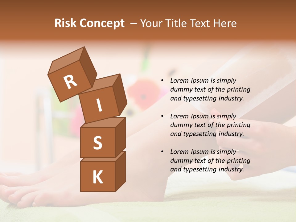 Cosmetics Studio Leg PowerPoint Template