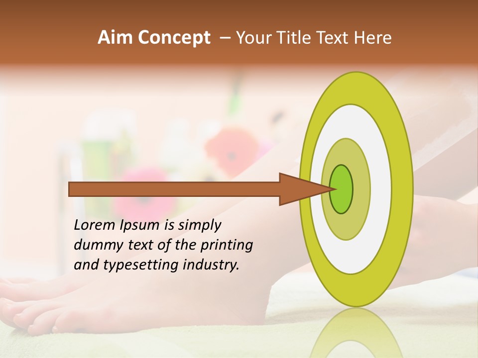 Cosmetics Studio Leg PowerPoint Template