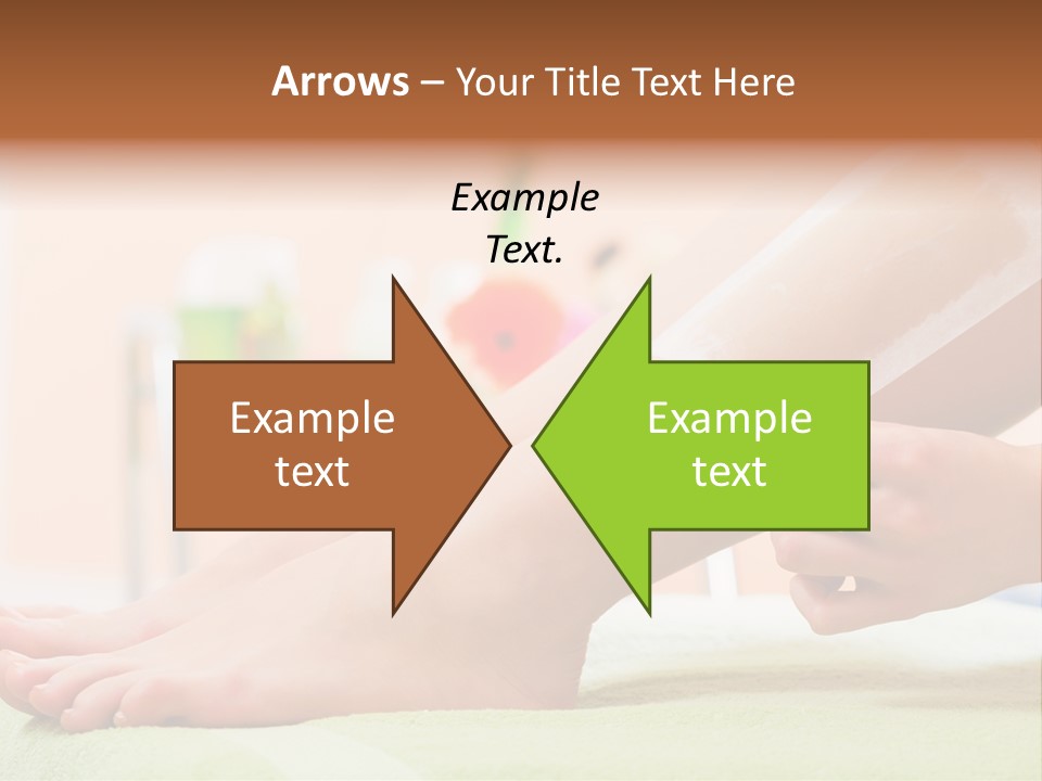 Cosmetics Studio Leg PowerPoint Template