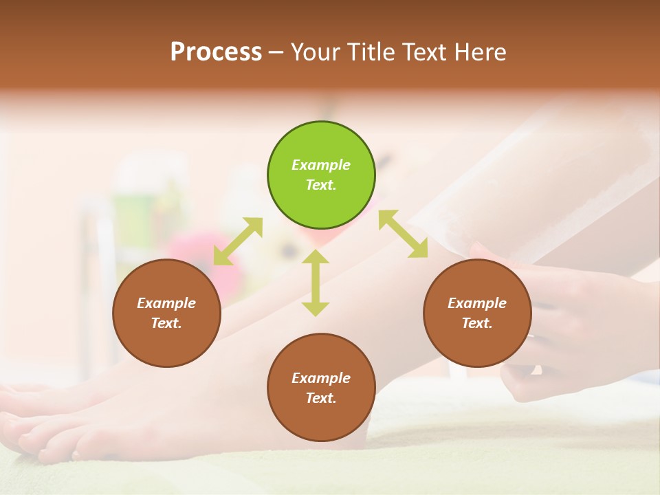 Cosmetics Studio Leg PowerPoint Template