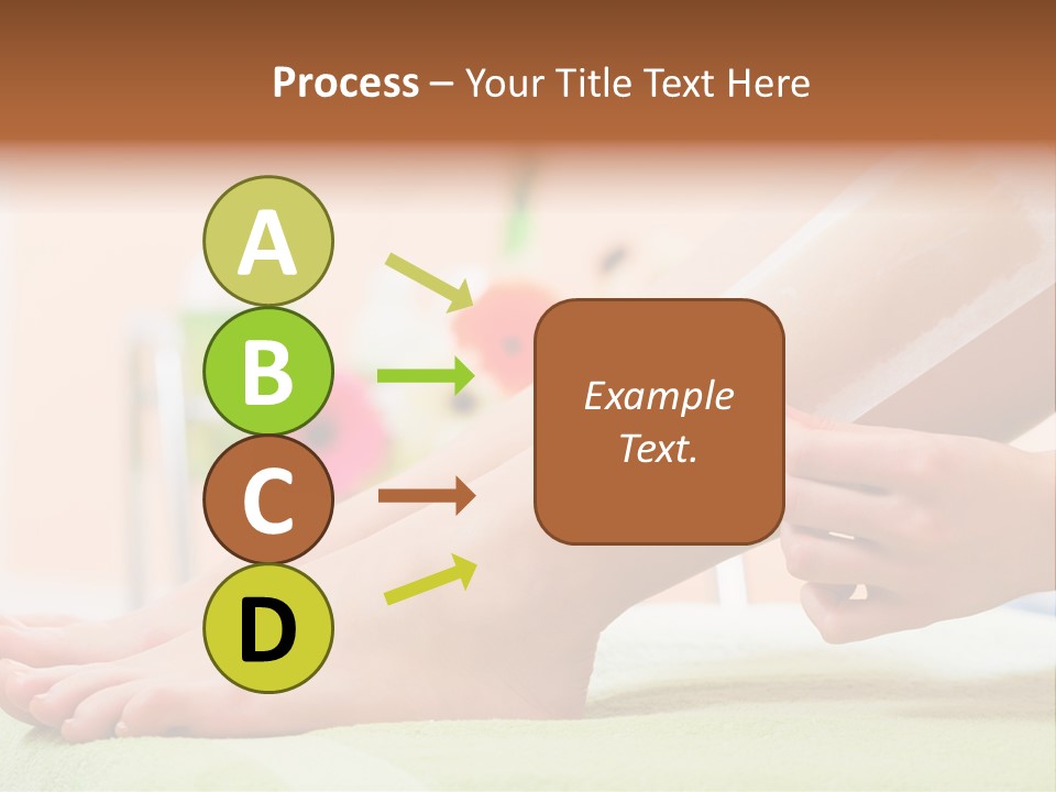 Cosmetics Studio Leg PowerPoint Template