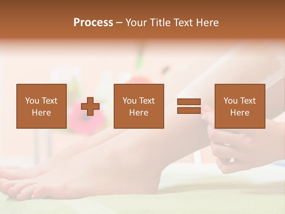 Cosmetics Studio Leg PowerPoint Template