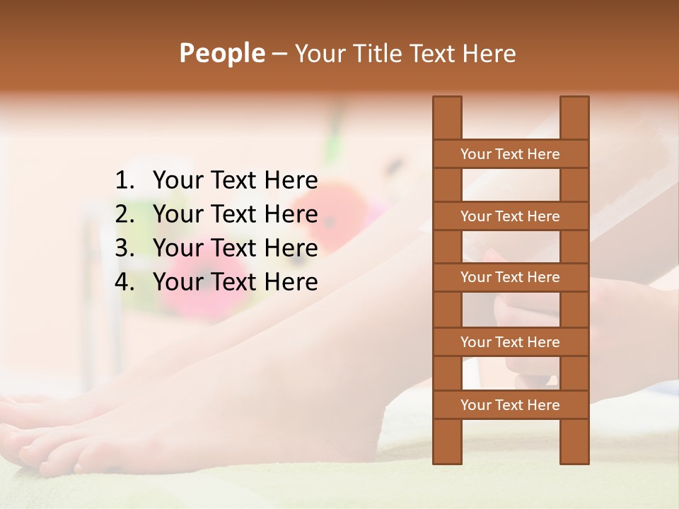 Cosmetics Studio Leg PowerPoint Template