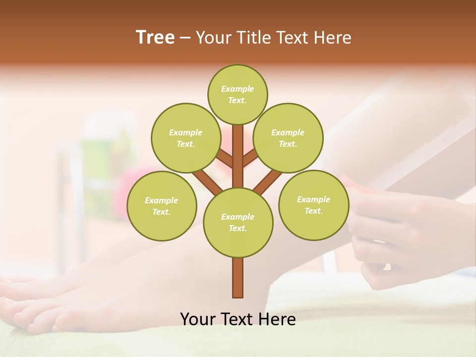 Cosmetics Studio Leg PowerPoint Template