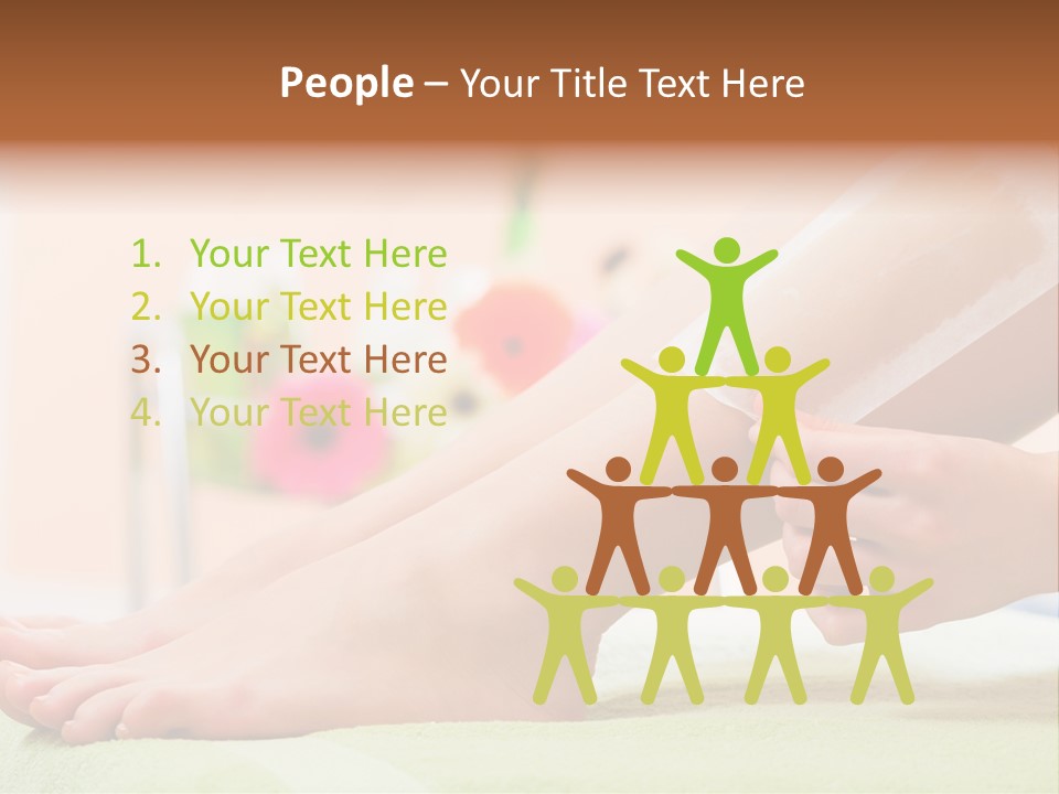 Cosmetics Studio Leg PowerPoint Template