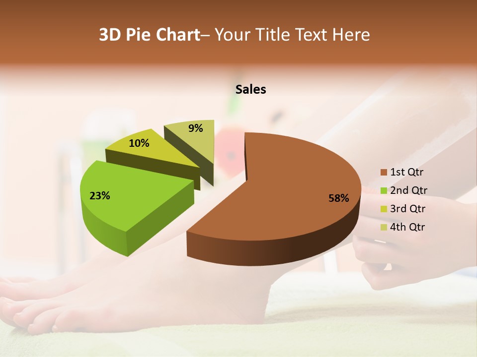 Cosmetics Studio Leg PowerPoint Template