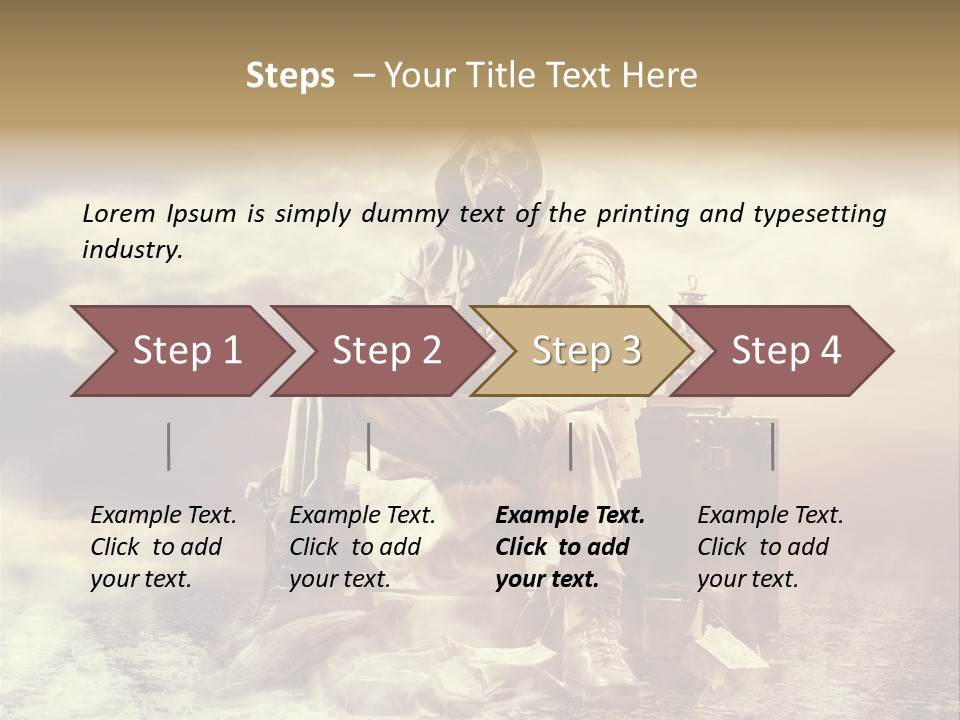 Disaster Poisonous Gases Danger PowerPoint Template