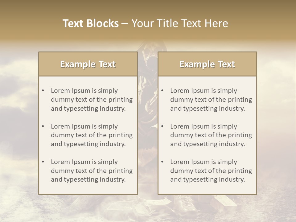 Disaster Poisonous Gases Danger PowerPoint Template