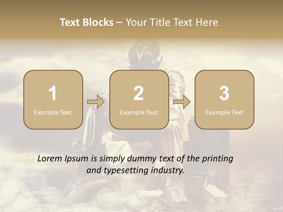 Disaster Poisonous Gases Danger PowerPoint Template