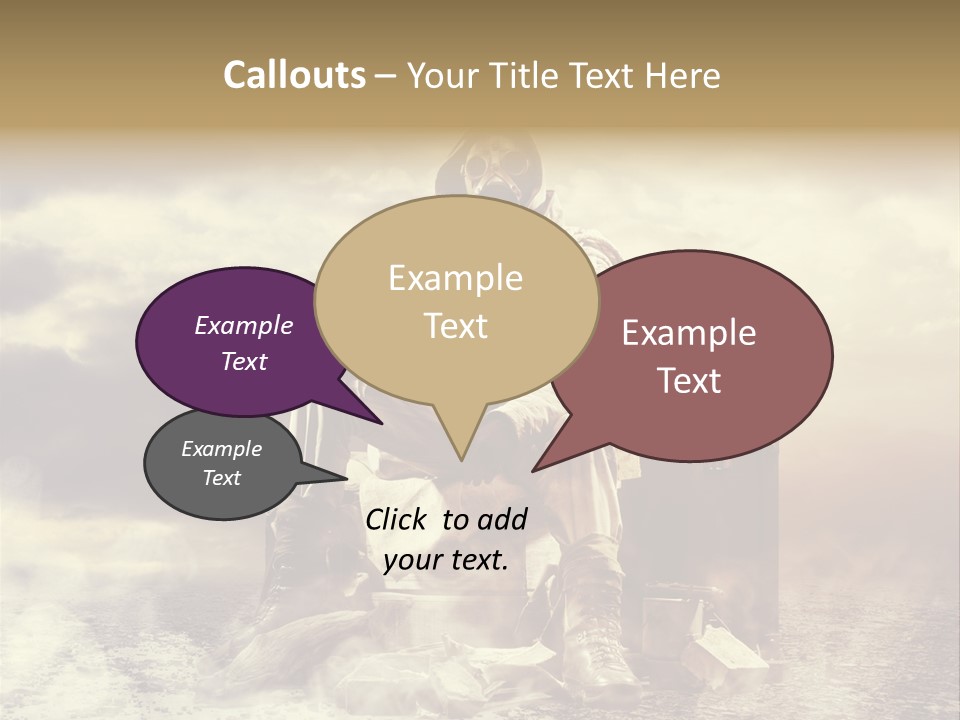 Disaster Poisonous Gases Danger PowerPoint Template