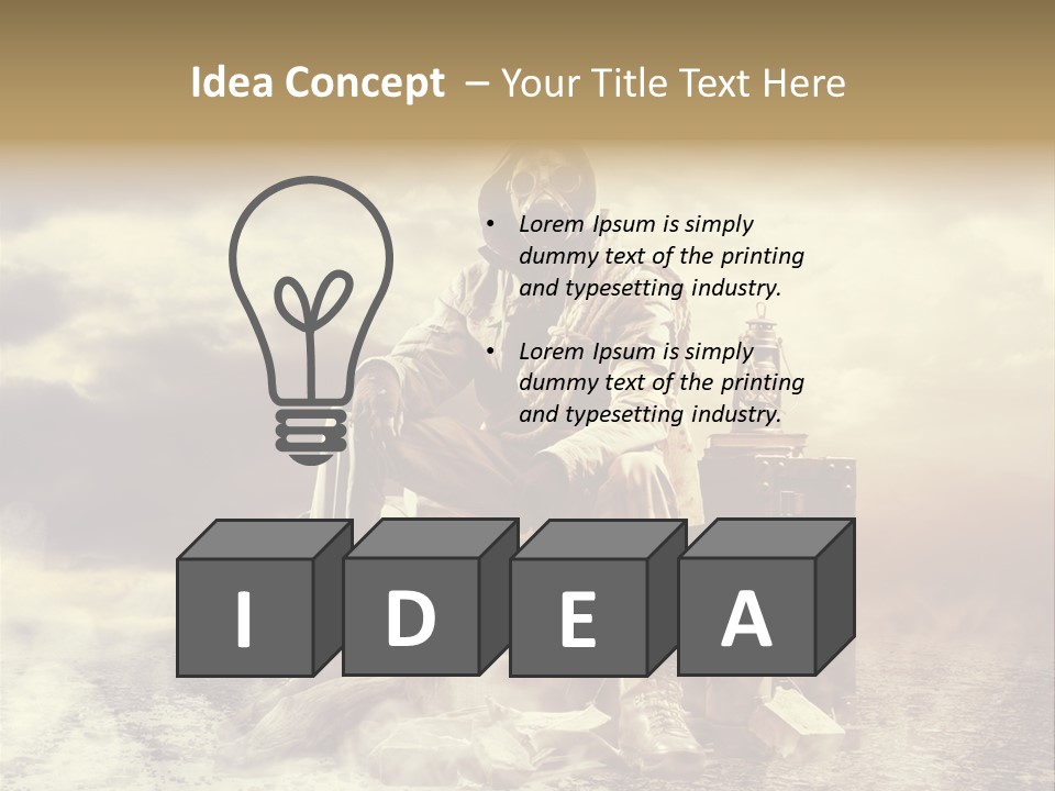 Disaster Poisonous Gases Danger PowerPoint Template