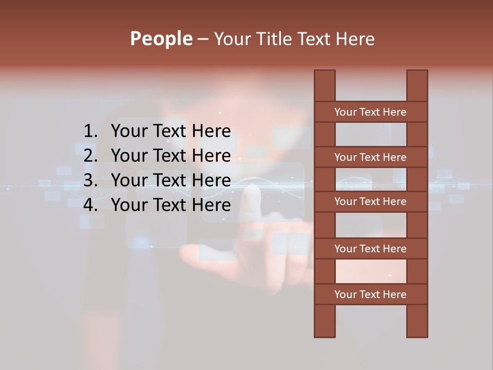People Icon Human PowerPoint Template