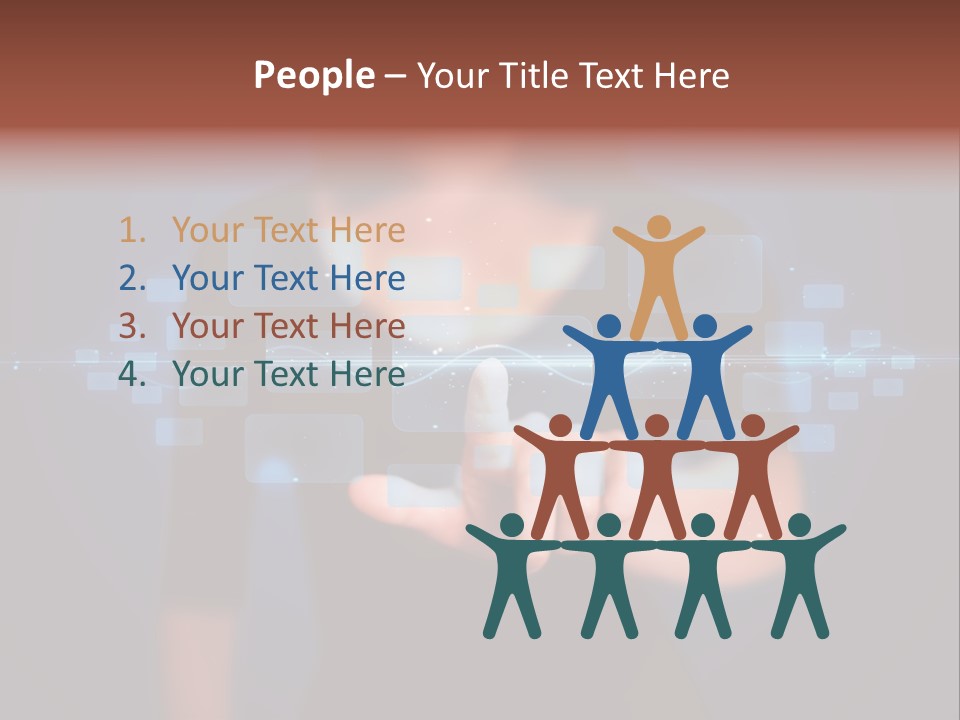 People Icon Human PowerPoint Template