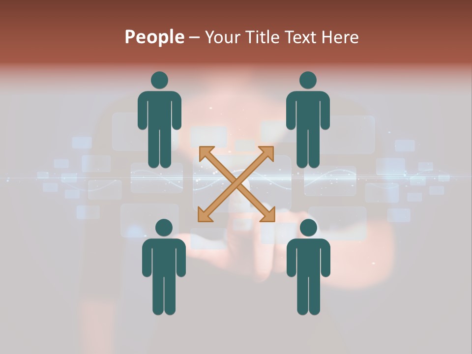 People Icon Human PowerPoint Template