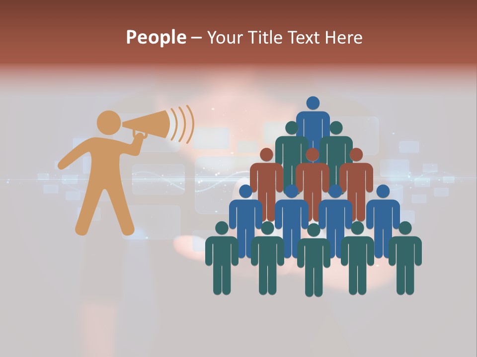 People Icon Human PowerPoint Template