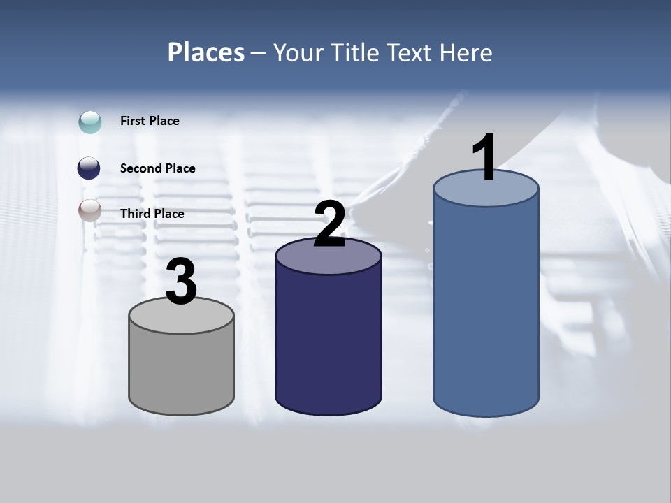 Keys Office White PowerPoint Template