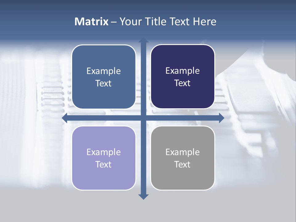 Keys Office White PowerPoint Template