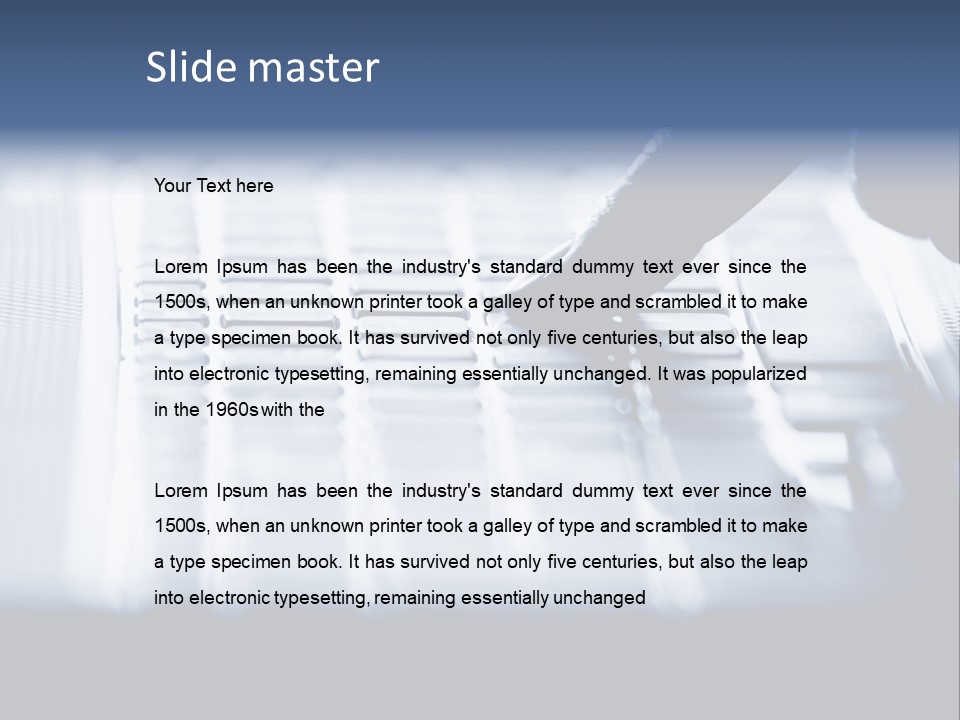 Keys Office White PowerPoint Template